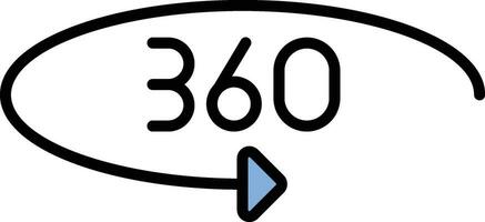 360 diplôme retour d'information vecteur icône
