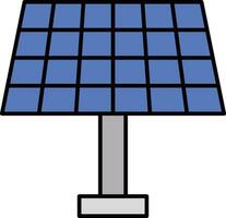 icône de vecteur de panneau solaire