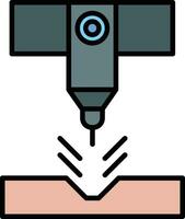 plasma laser vecteur icône