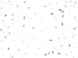moderne lumière argent rectangulaire briller confettis Contexte. blanc de fête texture vecteur