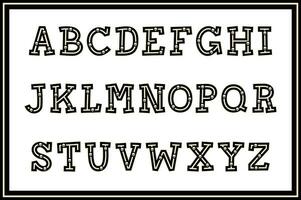 polyvalent collection de crâne alphabet des lettres pour divers les usages vecteur
