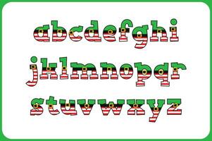 polyvalent collection de elfe alphabet des lettres pour divers les usages vecteur