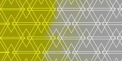 texture vecteur jaune clair avec style triangulaire.