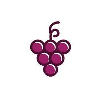 conception d'illustration d'images de logo de raisin