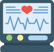 icône de vecteur d'électrocardiogramme