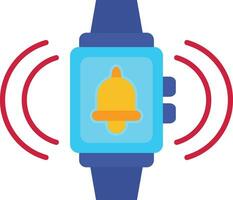 icône de vecteur d'alarme smartwatch