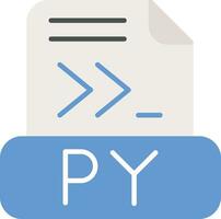 icône de vecteur de fichier python