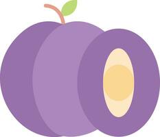 icône de vecteur de prune