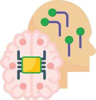 icône de vecteur d'intelligence artificielle