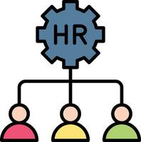 icône de vecteur de ressources humaines