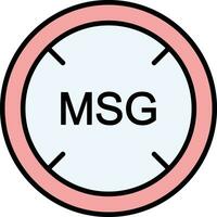 msg vecteur icône