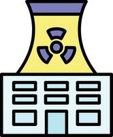 icône de vecteur nucléaire