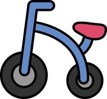 bicyclette jouet vecteur icône