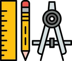 icône de vecteur d'outils de géométrie