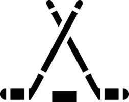le hockey bâton vecteur icône