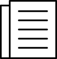 conception d'icône de vecteur de papier