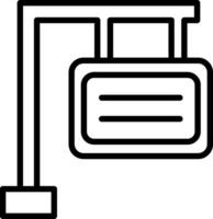 conception d'icône de vecteur de panneau de signalisation