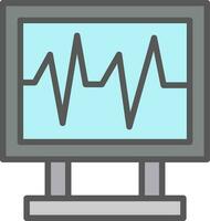 système Diagnostique vecteur icône conception