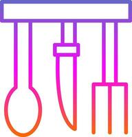 conception d'icônes vectorielles ustensiles vecteur