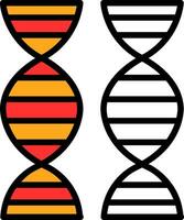 conception d'icône de vecteur d'adn