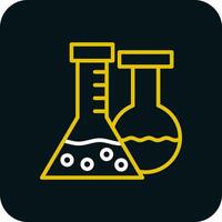 conception d'icônes vectorielles scientifiques vecteur