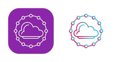 icône de vecteur de nuage