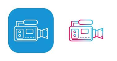 icône de vecteur de caméra vidéo