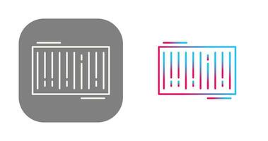 icône de vecteur de code à barres