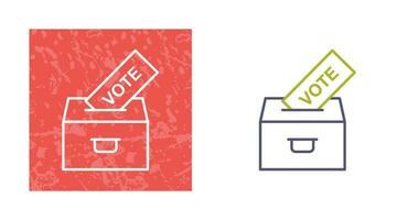 icône de vecteur de vote de casting