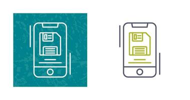 icône de vecteur de fichier de sauvegarde