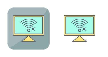 icône de vecteur de réseau déconnecté