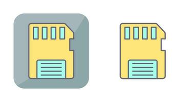 icône de vecteur de carte mémoire