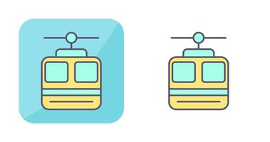 icône de vecteur de téléphérique