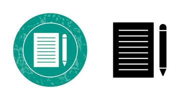 écrire l'icône de vecteur de commentaires