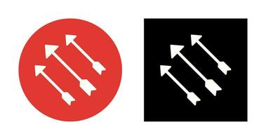 icône de vecteur de flèches uniques