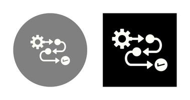 icône de vecteur de processus