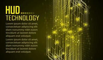 fond de concept de technologie future cyber circuit vecteur