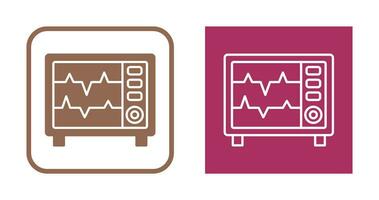 icône de vecteur de moniteur de fréquence cardiaque