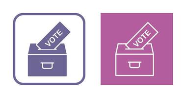 icône de vecteur de vote de casting