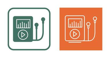 icône de vecteur de lecteur de musique