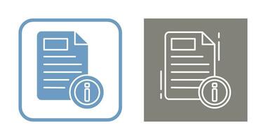 icône de vecteur de document