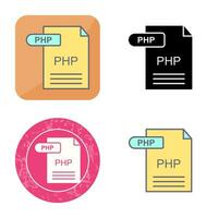 icône de vecteur php