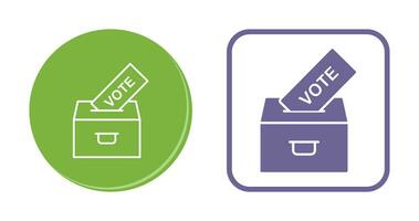 icône de vecteur de vote de casting