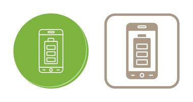icône de vecteur de batterie mobile