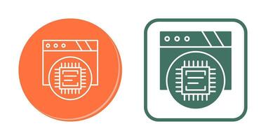icône de vecteur de processeur
