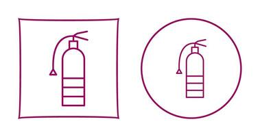 icône de vecteur d'extincteur unique