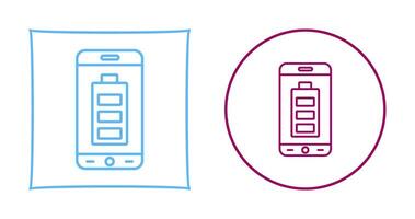 icône de vecteur de batterie mobile