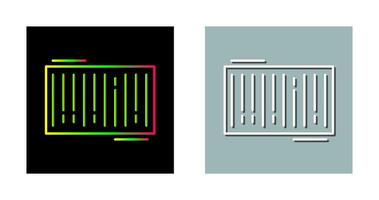 icône de vecteur de code à barres