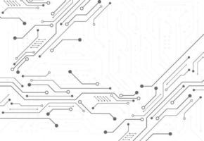 abstrait numérique avec carte de circuit imprimé technologique vecteur