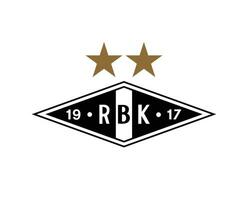 rosenborg bk club logo symbole Norvège ligue Football abstrait conception vecteur illustration